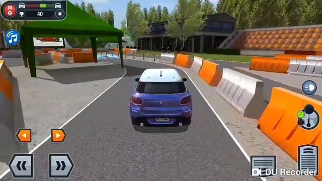 Учимся водить машину в игре Car Driving School симулятор смотреть онлайн