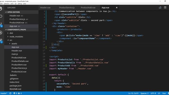 Learn Vue.js (RU) - Компоненты #5 - Динамические компоненты смотреть онлайн