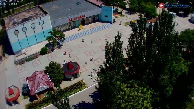 Центр Щёлкино, 22.07.2015 - time-lapse с камеры 3 смотреть онлайн