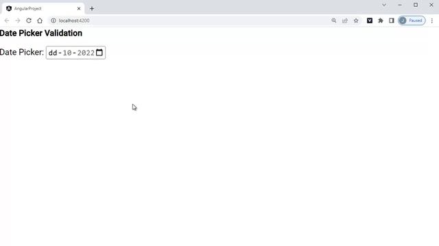 Angular Date Picker with minimum and maximum date Restriction смотреть онлайн