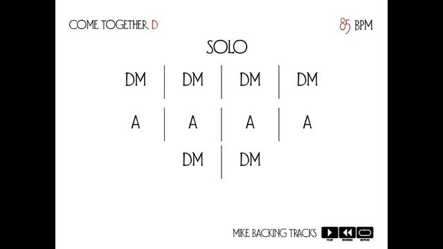 Beatles - Come Together - Bass Backing Track смотреть онлайн