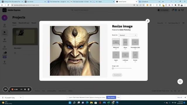 Easy Way To Resize AI Images for Free (Jasper Art + Adobe) смотреть онлайн