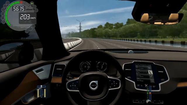 City Car Driving 1.5.9 Volvo XC90 T8 | max speed смотреть онлайн
