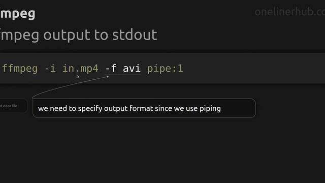 ffmpeg output to stdout #ffmpeg смотреть онлайн