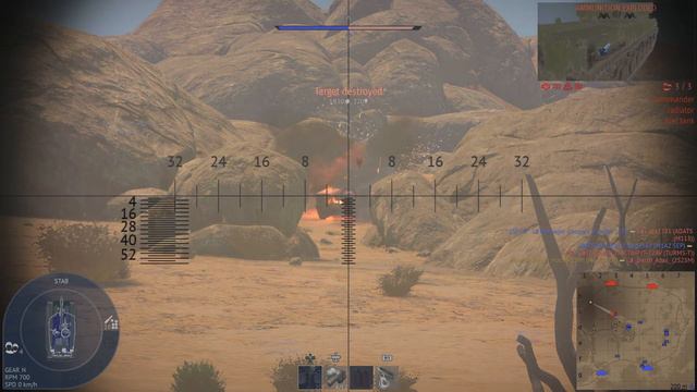 War Thunder M1A2 SEP Game play PS5 смотреть онлайн