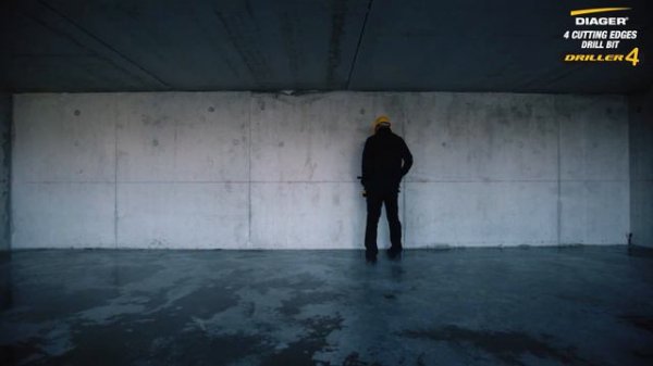 DRILLER 4 DRILL BIT - WITH 4 CUTTING EDGES DRILLS REINFORCED CONCRETE