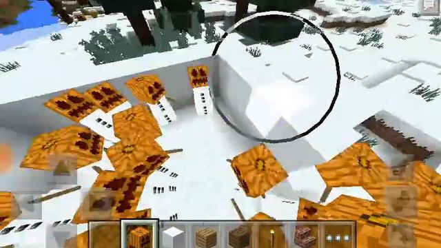 Я нашла зиму возле деревни в Minecraft смотреть онлайн