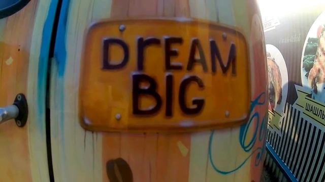 аэрография, роспись на мобильной кофейни coffee BUS. Airbrushing on cars смотреть онлайн