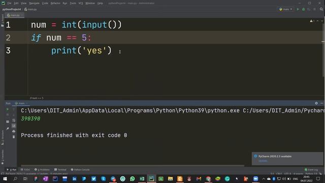 Условный оператор | Python #6 смотреть онлайн