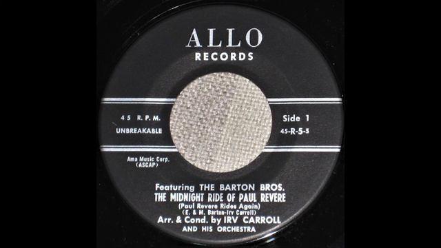 The Midnight Ride of Paul Revere (Paul Revere Rides Again) - The Barton Brothers смотреть онлайн