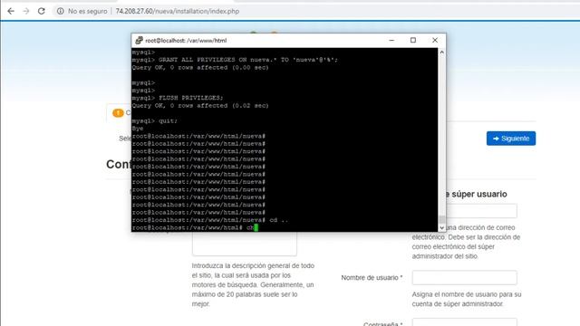 Como instalar Joomla desde línea de comandos Linux смотреть онлайн