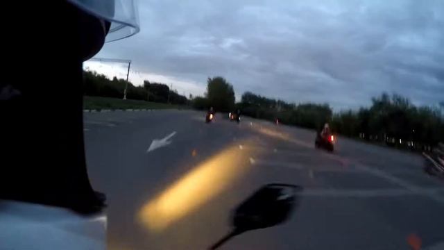 Джимхана мото на Kawasaki ER6N - Москва смотреть онлайн