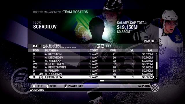 NHL 09 UFA Overall Player Ratings смотреть онлайн