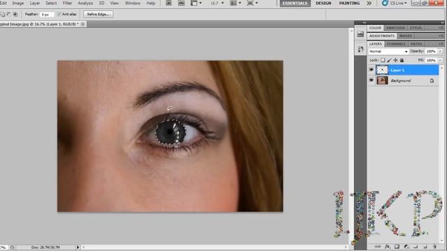 Adobe Photoshop CS5: Changing Eye Color смотреть онлайн