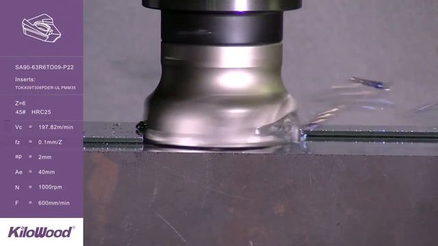 Торцевая фреза ЧПУ Kilowood из Китая. Угол 90 град. смотреть онлайн