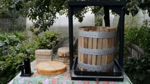 Обзор самодельного пресса для отжима сока из яблок,груш и винограда.