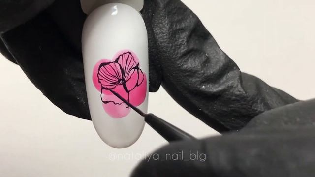 МК «НЕЖНЫЙ ЦВЕТОК»✨ | РИСУЕМ ГРАФИЧНЫЙ ЦВЕТОК смотреть онлайн