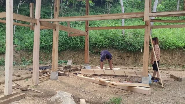 Make the stairs, finish the rough part of the stairs, build a new life, farm life смотреть онлайн