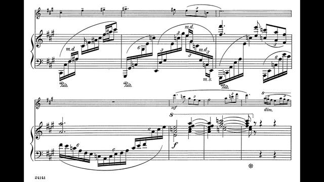 Georges Barrère - Nocturne (1913) [Score] смотреть онлайн