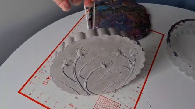 Барельеф из гипса и свечи с бетоном своими руками. смотреть онлайн