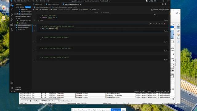 How to read excel data using Python Pandas read excel function смотреть онлайн