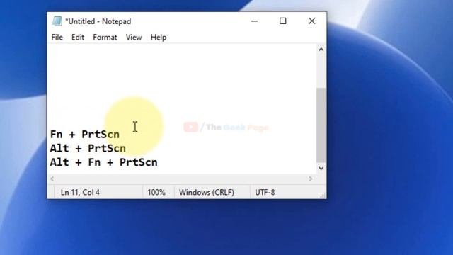 How to solve Print Screen Not Working in Windows 10/11 смотреть онлайн