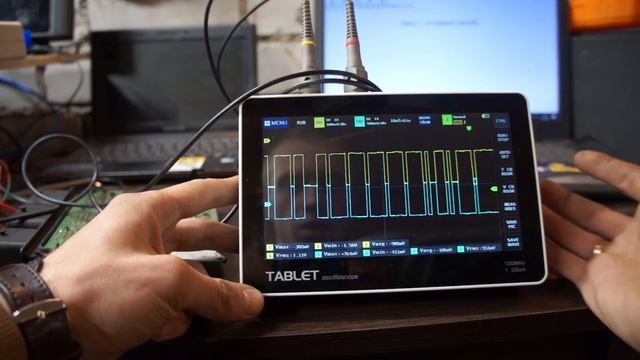 CAN шина на осциллографе FINIRSI ADS1013D смотреть онлайн