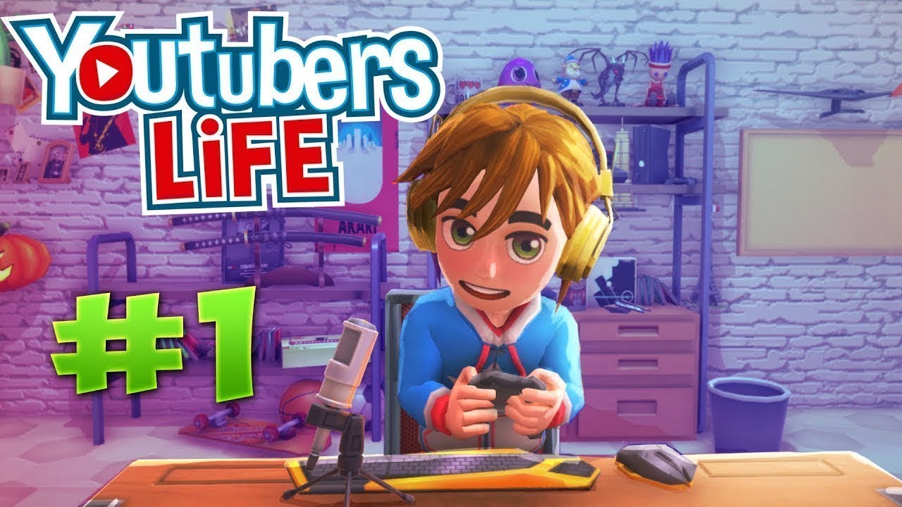 играем в игру Ytuber lufe часть 1 смотреть онлайн