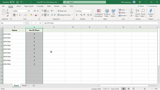 How to Remove Extra Spaces from Text in Excel - Office 365 смотреть онлайн