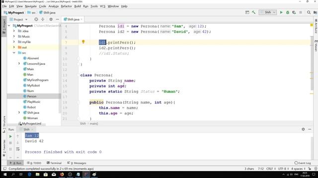 Java - урок 9.11 (Ответ на вопрос "Что такое static в Java") смотреть онлайн