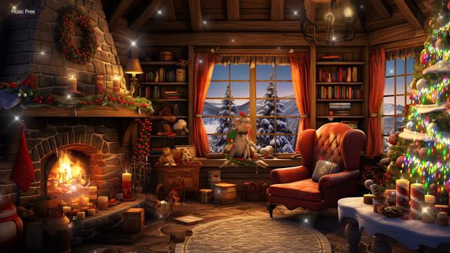 RELAXING CHRISTMAS AMBIENCE 2024 🎄 Soft Piano Music, Top Christmas Songs For Relax, Sleep, Study