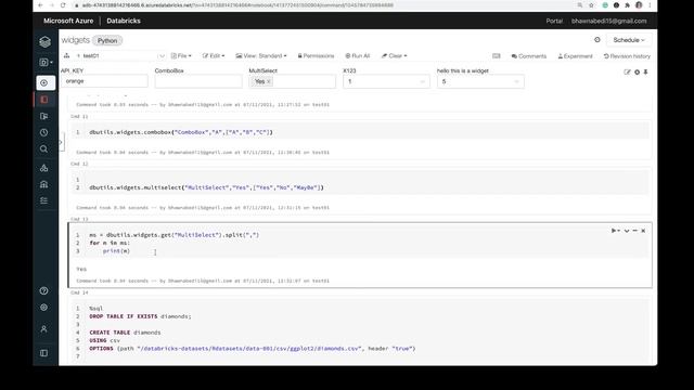 21. Widget in Databricks with new SQL Widgets смотреть онлайн