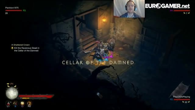 Diablo 3: Ultimate Evil Edition (PS4) - Eurogamer Let's Play LIVE смотреть онлайн
