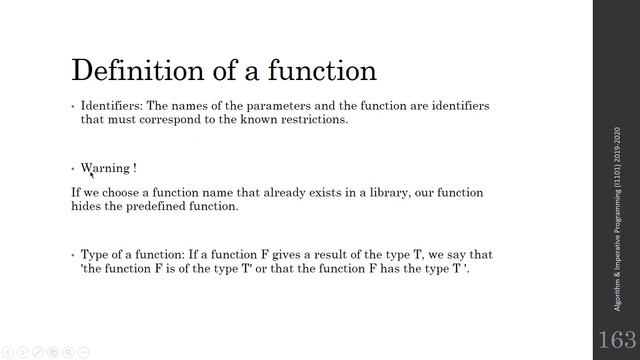Algorithmics & Programming - Functions смотреть онлайн