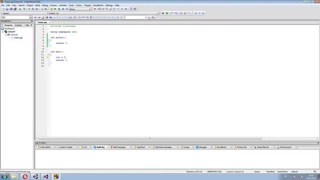 C++ Урок 7. Функции. Часть 1 + Обновление Code Blocks смотреть онлайн