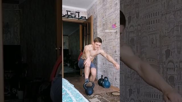 ЧЕЛЛЕНДЖ ПРИСЕДАНИЕ НА ОДНОЙ НОГЕ С ГИРЕЙ 16КГ НА НОГЕ смотреть онлайн