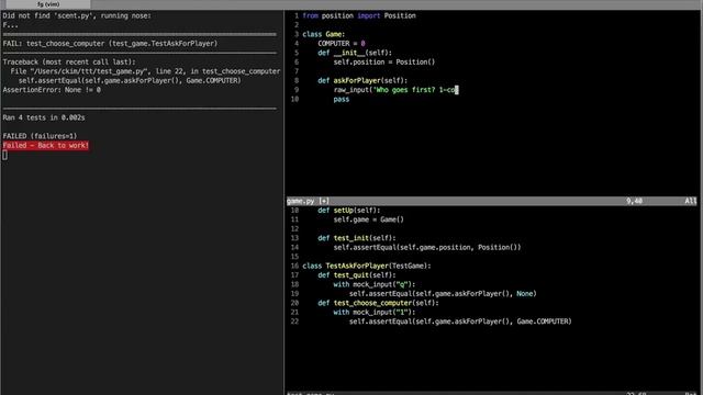 Tic Tae Toe in Python смотреть онлайн