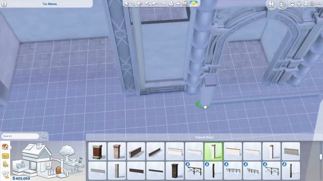 FROZEN TAJ MAHAL | POST APOCALYPTIC | The Sims 4 Speed Build | NOCC смотреть онлайн