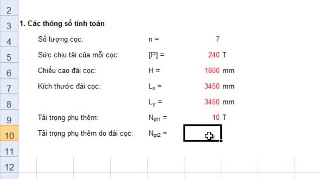 Hướng dẫn Excel - Lập bảng tính toán Đài cọc (P1) смотреть онлайн