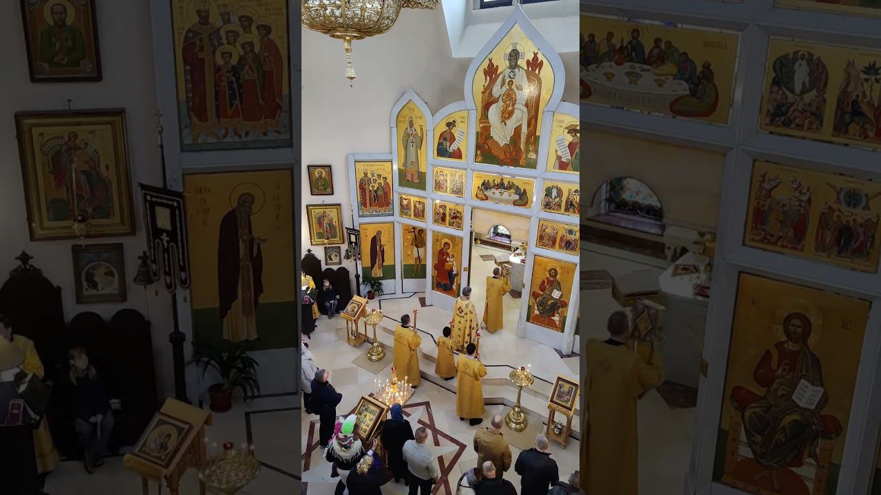 29.10.2023 Фрагмент трансляции Воскресной Божественной Литургии. смотреть онлайн