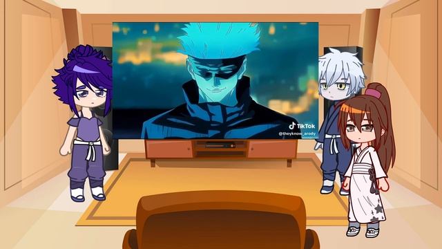 Hells Paradise React To Gojo Satoru // Gacha react // смотреть онлайн