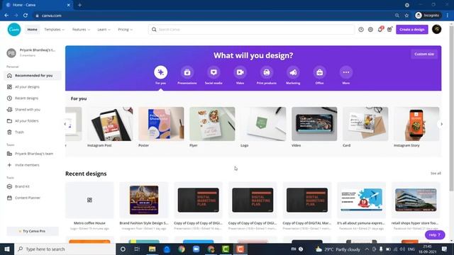 Learn Logo Design from canva | Free online class | Digital Marketing | Class by Priyank Bhardwaj смотреть онлайн