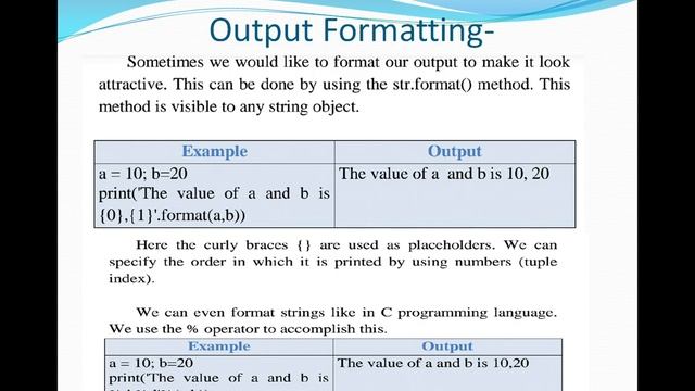 Grade 11 _ Introduction To Python _ Input & Output _ 3rd Lecture смотреть онлайн