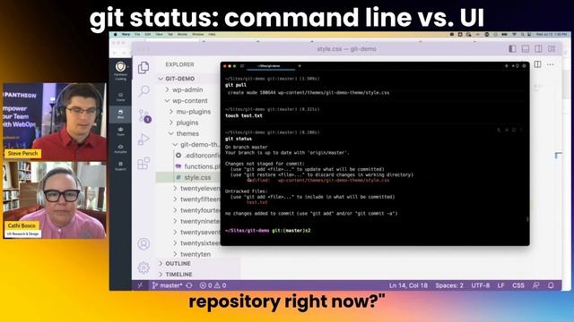 CLI vs. UI: Git Status смотреть онлайн
