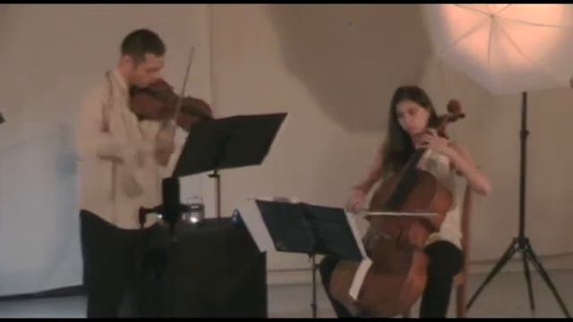 '' wedding'' duet ''Pushkin'' - L. Sova - violin & P. Burshtin - cello смотреть онлайн
