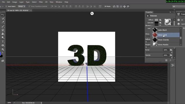 How to make 3D text in Photoshop for beginners [Tutorials] смотреть онлайн
