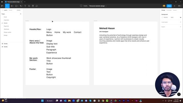 Figma Tutorial: How to Design a Portfolio Website Bangla tutorial for beginner part 1 | Ep 20 смотреть онлайн