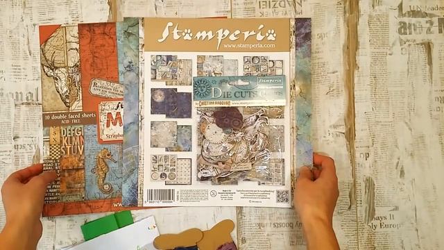 Обзор бумаги Stamperia из магазина 14CraftBar смотреть онлайн