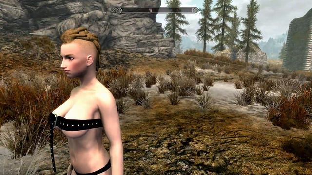 Skyrim Special Edition Mod Review Belt Bra Top An Outfit That Makes No Sense смотреть онлайн