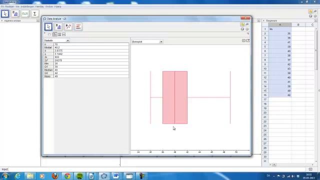geogebra boksplot смотреть онлайн